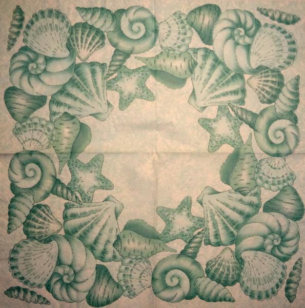 105 Muscheln - 3-lagig (silber)